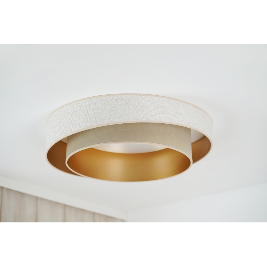 Brilagi - Plafón LED VEGAS SHINE LED/24W/230V diá. 60 cm beige/color crema