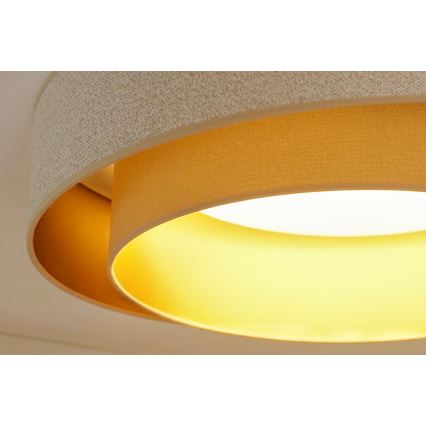 Brilagi - Plafón LED VEGAS SHINE LED/24W/230V diá. 60 cm beige/color crema