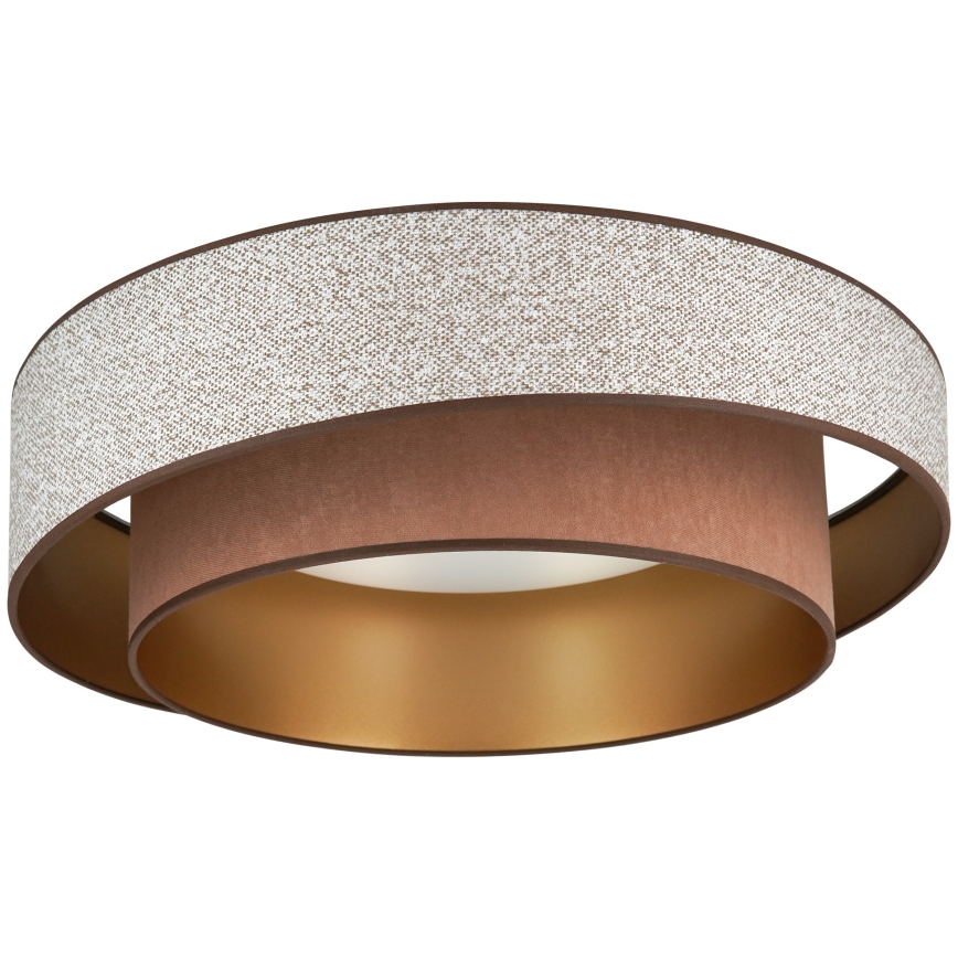 Brilagi - Plafón LED VEGAS SHINE LED/24W/230V diá. 60 cm marrón