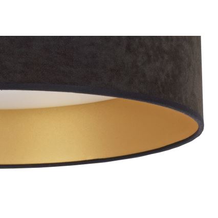 Brilagi - Plafón LED VELVET LED/12W/230V d. 30 cm 3000K/4000K/6400K negro/dorado