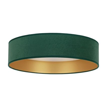 Brilagi - Plafón LED VELVET LED/24W/230V 3000/4000/6400K verde/dorado