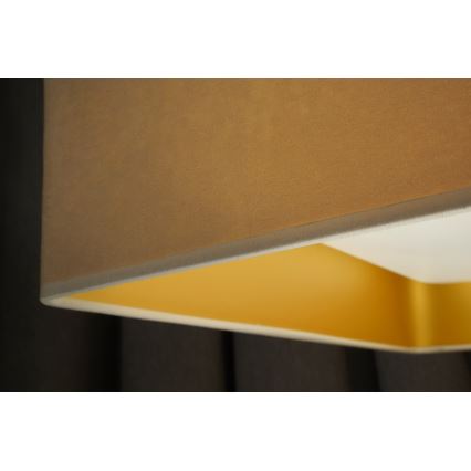 Brilagi - Plafón LED VELVET SQUARE LED/24W/230V color crema