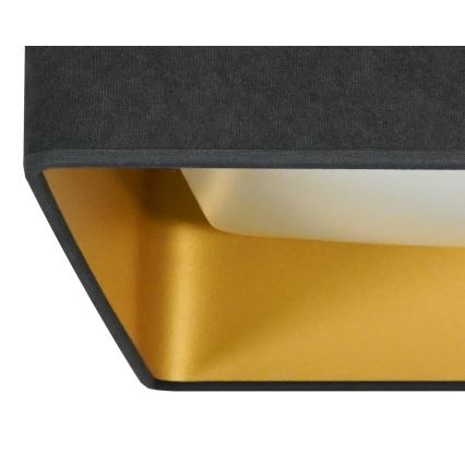 Brilagi - Plafón LED VELVET SQUARE LED/24W/230V gris