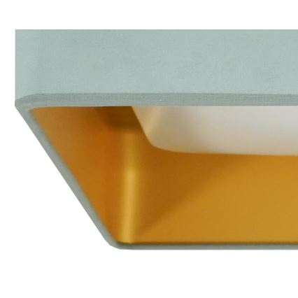 Brilagi - Plafón LED VELVET SQUARE LED/24W/230V menta