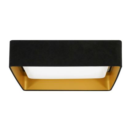 Brilagi - Plafón LED VELVET SQUARE LED/24W/230V negro