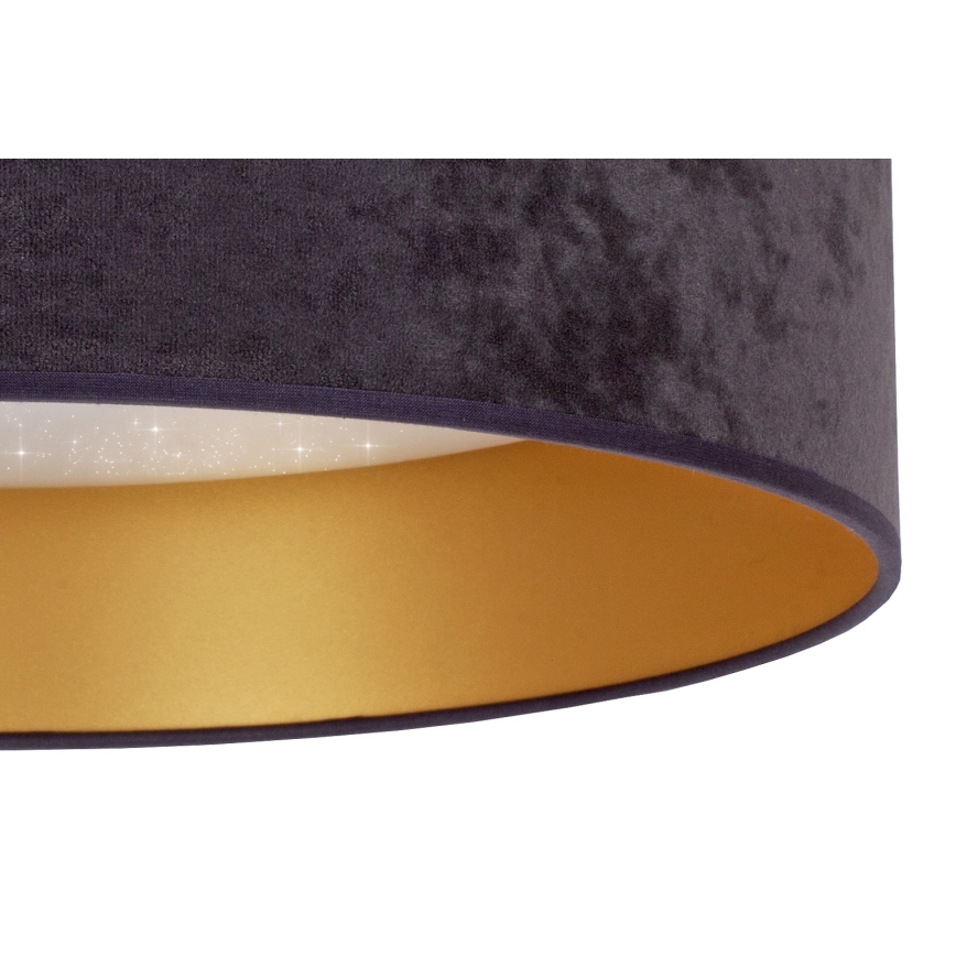 Brilagi - Plafón LED VELVET STAR LED/36W/230V diámetro 55 cm 3000K/4000K/6400K gris/dorado