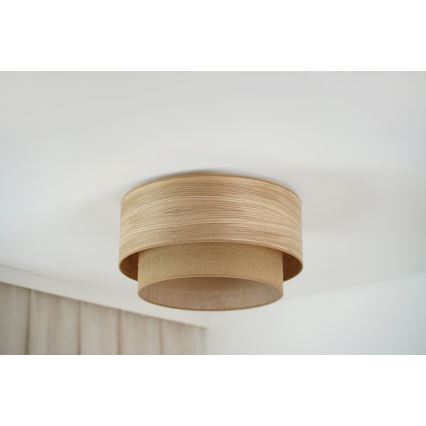 Brilagi - Plafón MONTANA BOHO 1xE27/15W/230V diá. 45 cm marrón