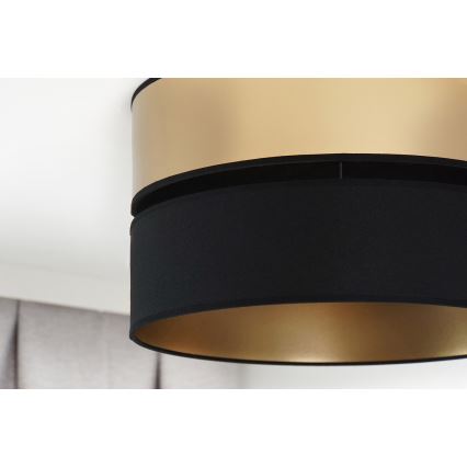 Brilagi - Plafón ROYAL 1xE27/15W/230V diá. 40 cm negro/dorado