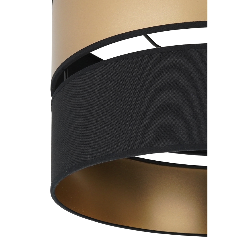 Brilagi - Plafón ROYAL 1xE27/15W/230V diá. 40 cm negro/dorado