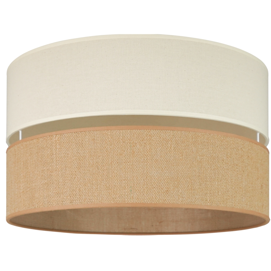 Brilagi - Plafón ROYAL YUTE 1xE27/15W/230V diá. 40 cm beige/color crema