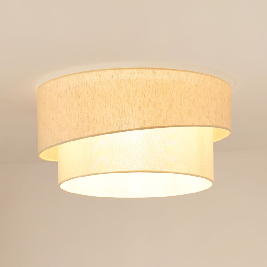Brilagi - Plafón SHINE 1xE27/15W/230V diá. 50 cm color crema
