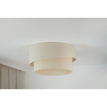 Brilagi - Plafón SHINE 1xE27/15W/230V diá. 50 cm color crema
