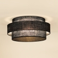 Brilagi - Plafón SPACE YUTE LED/12W/230V diá. 50 cm 3000K/4000K/6400K negro