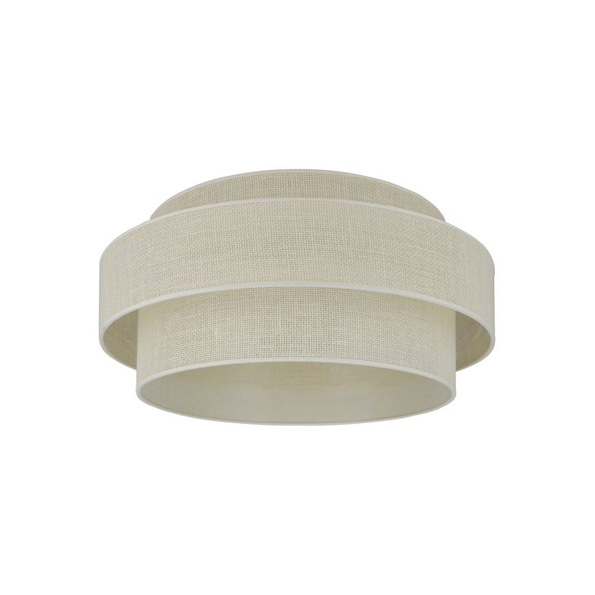 Brilagi - Plafón SPACE YUTE LED/12W/230V diá. 50 cm 3000K/4000K/6400K color crema
