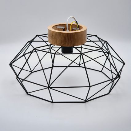 Brilagi - Plafón WOODY BASKET 1xE27/60W/230V roble