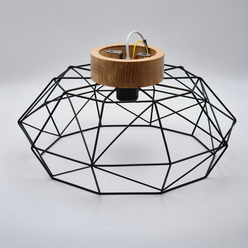 Brilagi - Plafón WOODY BASKET 1xE27/60W/230V roble
