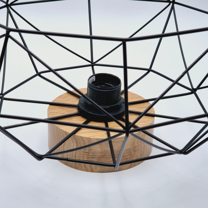 Brilagi - Plafón WOODY BASKET 1xE27/60W/230V roble