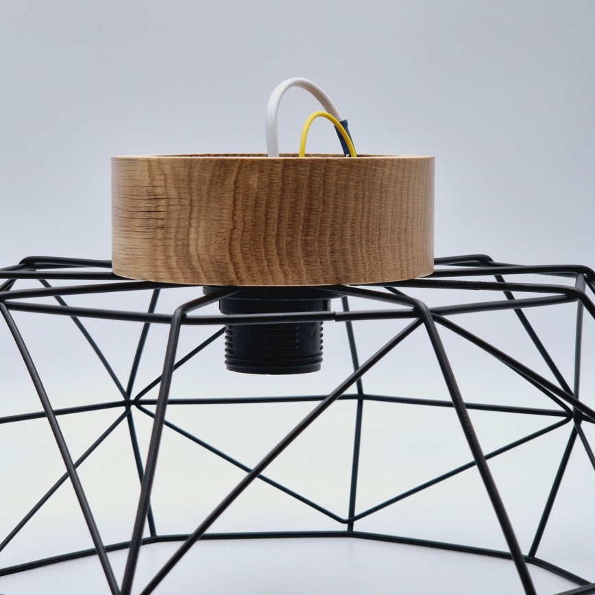 Brilagi - Plafón WOODY BASKET 1xE27/60W/230V roble