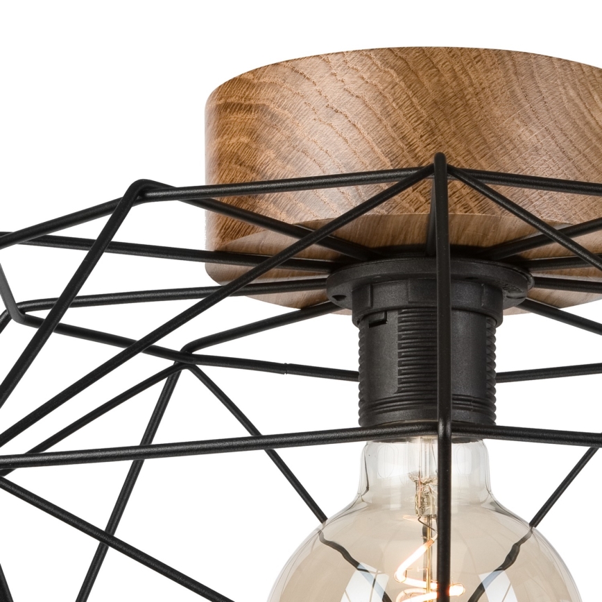 Brilagi - Plafón WOODY BASKET 1xE27/60W/230V roble