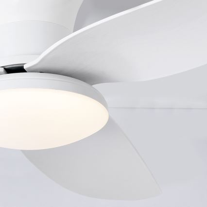 Brilagi - Ventilador de techo LED regulable LED/30W/230V 3000-6500K blanco + control remoto