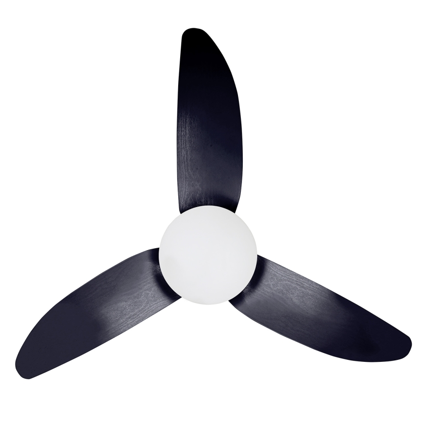 Brilagi - Ventilador de techo LED regulable LED/30W/230V 3000-6500K negro + control remoto