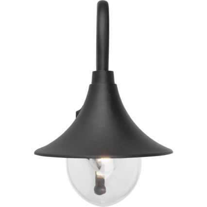Brilliant - Aplique de exterior BERNA 1xE27/60W/230V IP44 negro