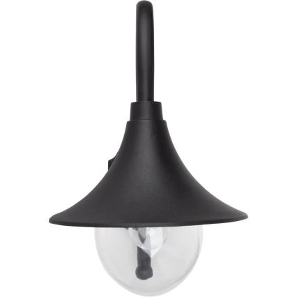 Brilliant - Aplique de exterior BERNA 1xE27/60W/230V IP44 negro