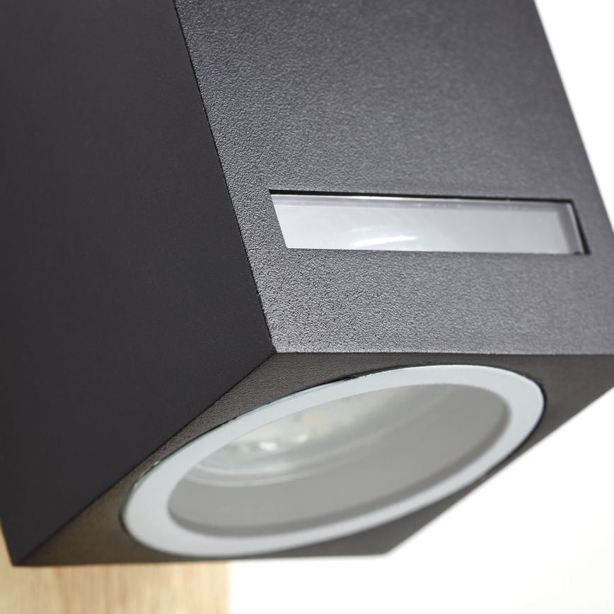 Brilliant - Aplique de exterior GALENI 1xGU10/20W/230V IP44