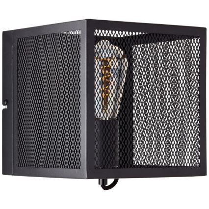 Brilliant - Aplique MAZE 1xE27/40W/230V negro