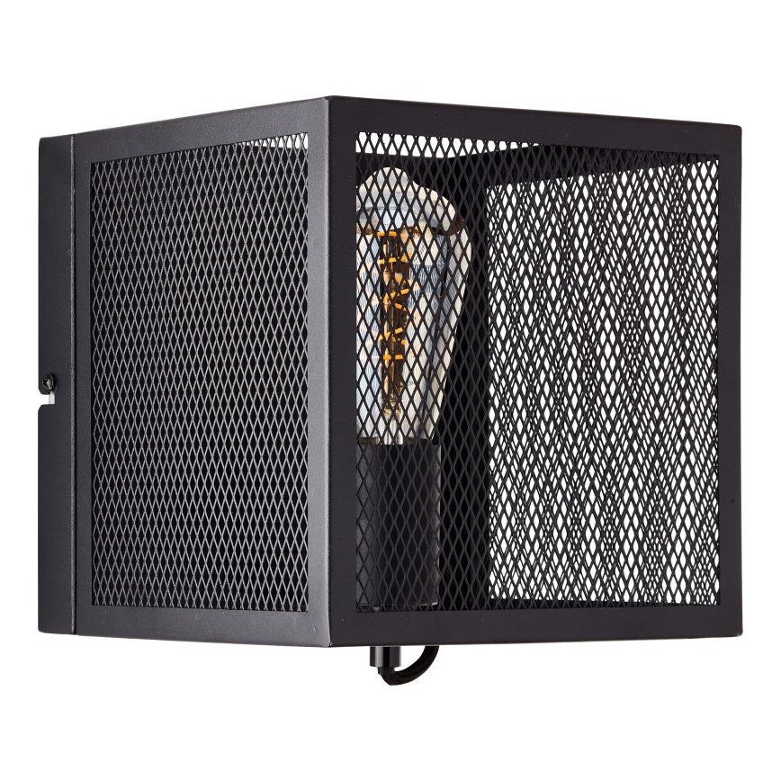 Brilliant - Aplique MAZE 1xE27/40W/230V negro