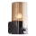 Brilliant - Aplique para exterior con sensor MINOU 1xE27/10W/230V IP44 negro/ahumado