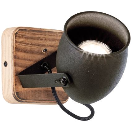 Brilliant - Foco de pared CROWTON 1xGU10/6W/230V