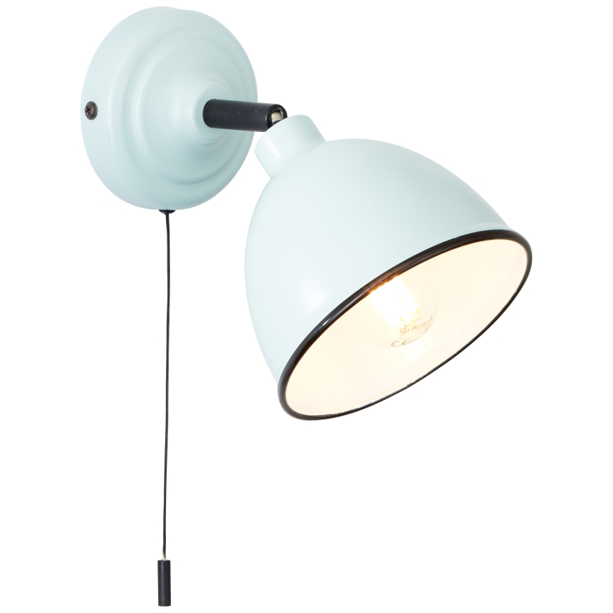 Brilliant - Foco de pared TELIO 1xE14/28W/230V azul