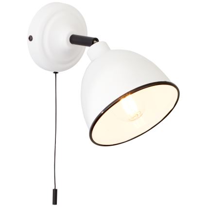 Brilliant - Foco de pared TELIO 1xE14/28W/230V blanco