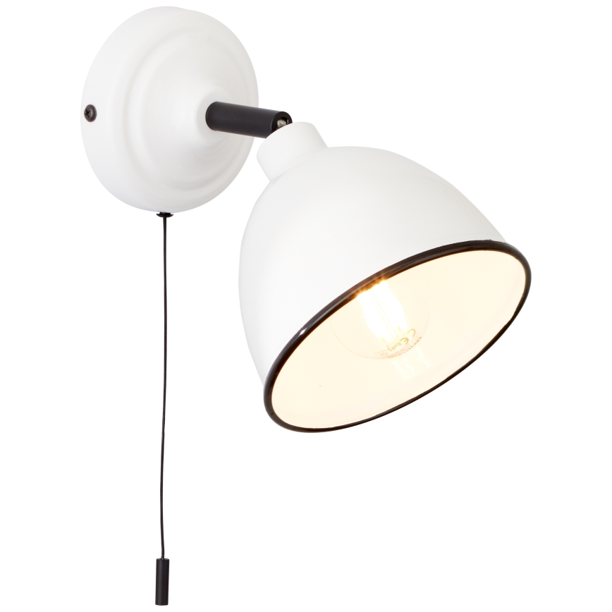 Brilliant - Foco de pared TELIO 1xE14/28W/230V blanco
