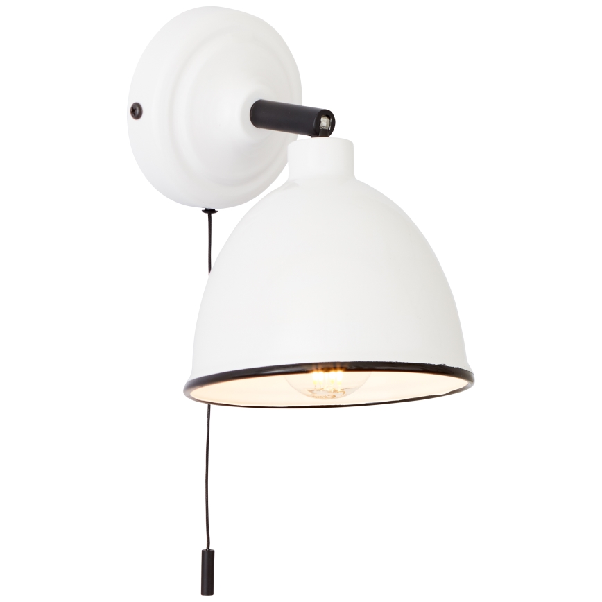 Brilliant - Foco de pared TELIO 1xE14/28W/230V blanco
