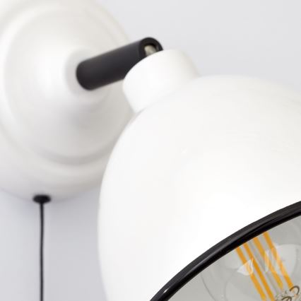 Brilliant - Foco de pared TELIO 1xE14/28W/230V blanco