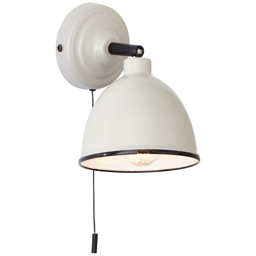 Brilliant - Foco de pared TELIO 1xE14/28W/230V gris