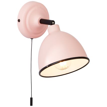 Brilliant - Foco de pared TELIO 1xE14/28W/230V rosa