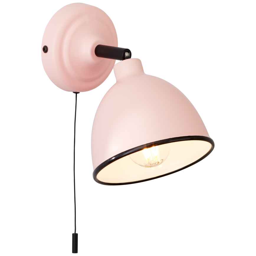 Brilliant - Foco de pared TELIO 1xE14/28W/230V rosa