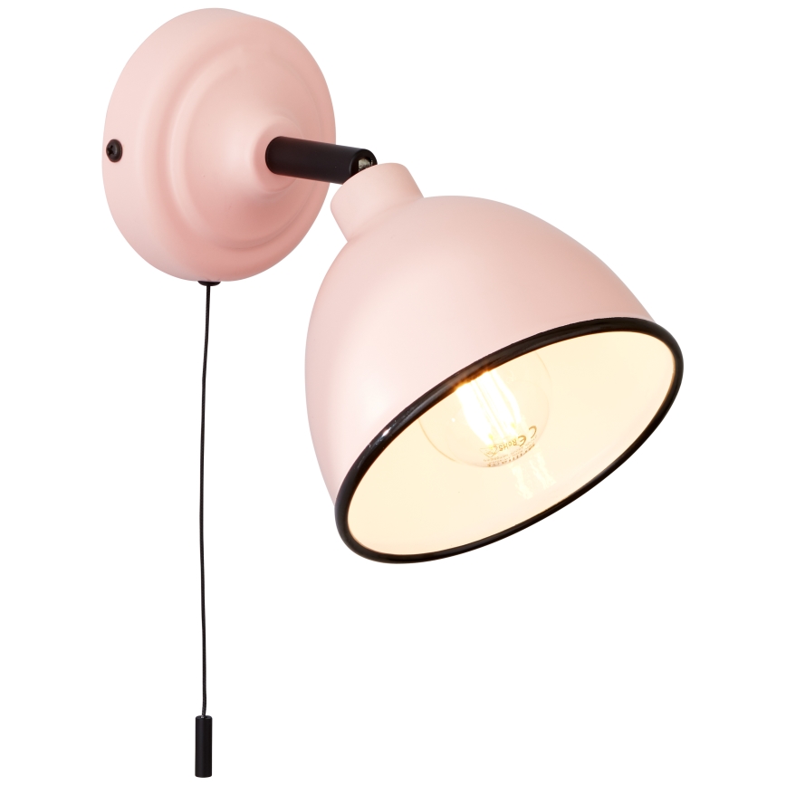 Brilliant - Foco de pared TELIO 1xE14/28W/230V rosa