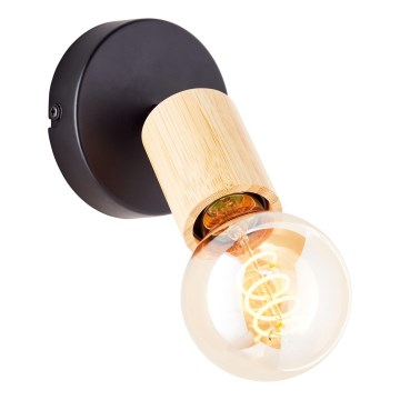 Brilliant - Foco de pared TIFFANY 1xE27/28W/230V bambú