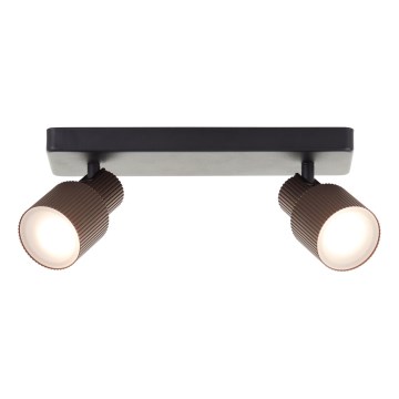 Brilliant - Foco LED CADIZ 2xGU10/5W/230V bronce
