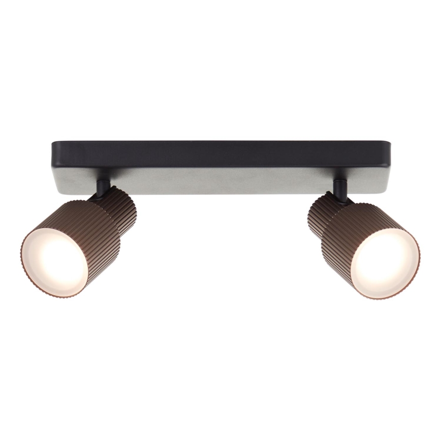 Brilliant - Foco LED CADIZ 2xGU10/5W/230V bronce