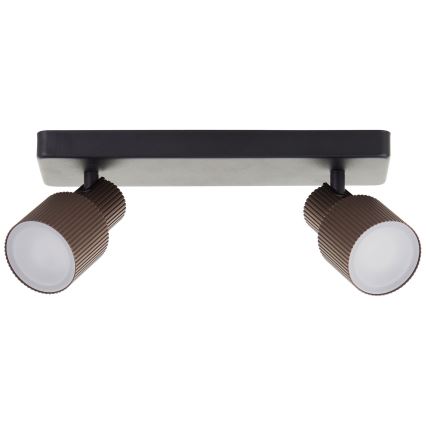 Brilliant - Foco LED CADIZ 2xGU10/5W/230V bronce