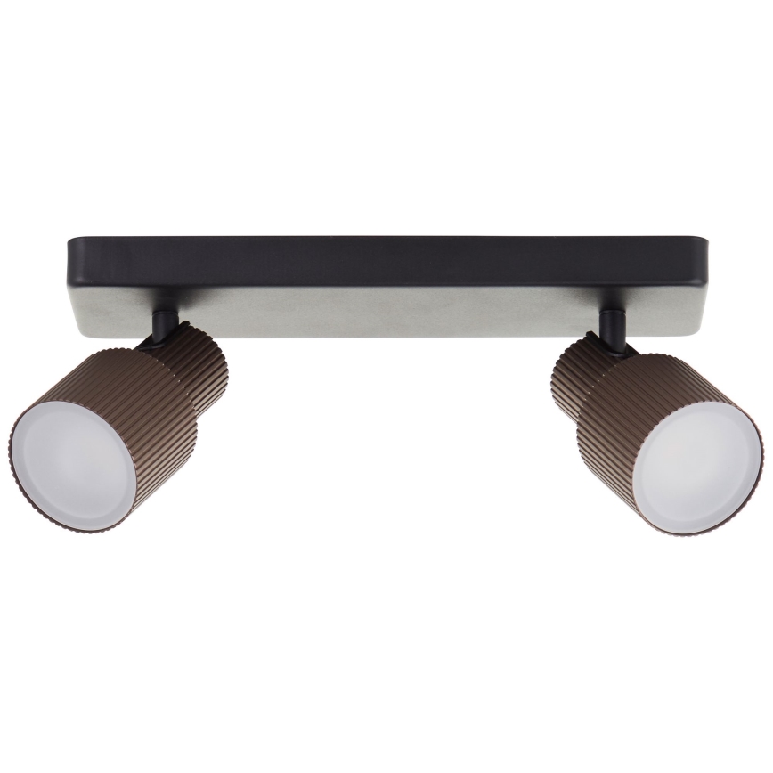 Brilliant - Foco LED CADIZ 2xGU10/5W/230V bronce