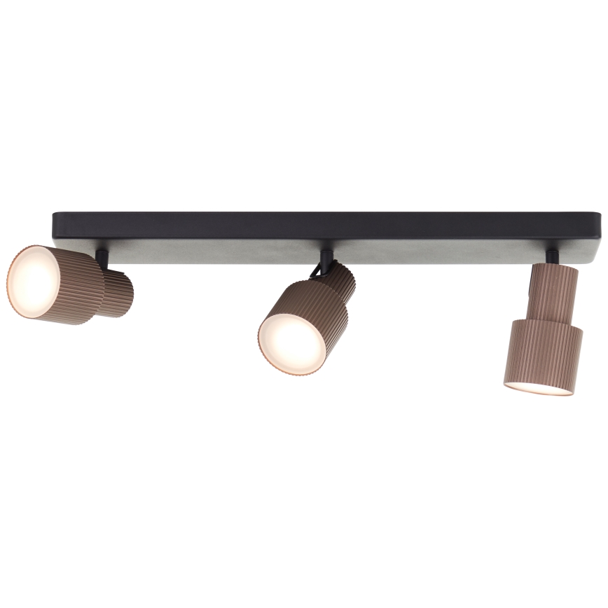 Brilliant - Foco LED CADIZ 3xGU10/5W/230V bronce