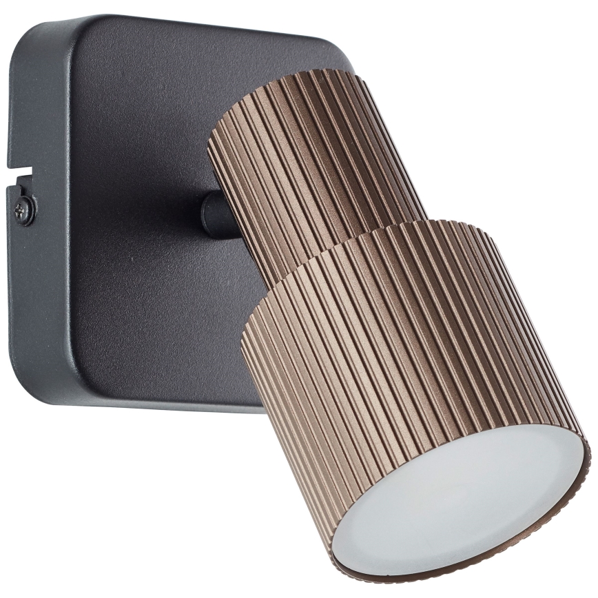 Brilliant - Foco LED de pared CADIZ 1xGU10/5W/230V bronce