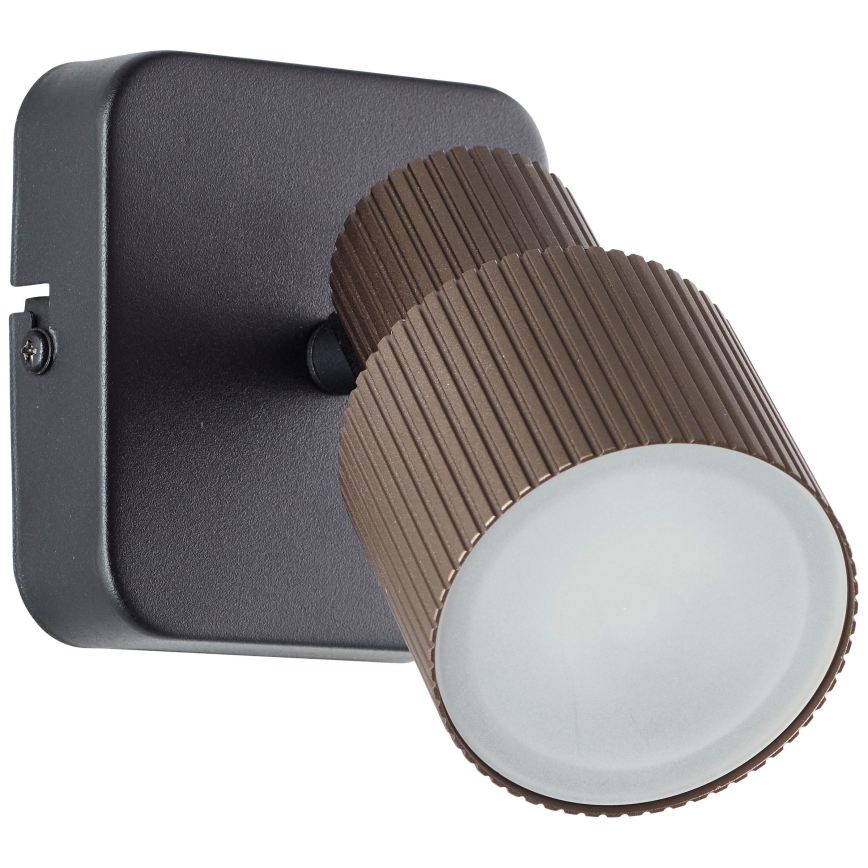 Brilliant - Foco LED de pared CADIZ 1xGU10/5W/230V bronce
