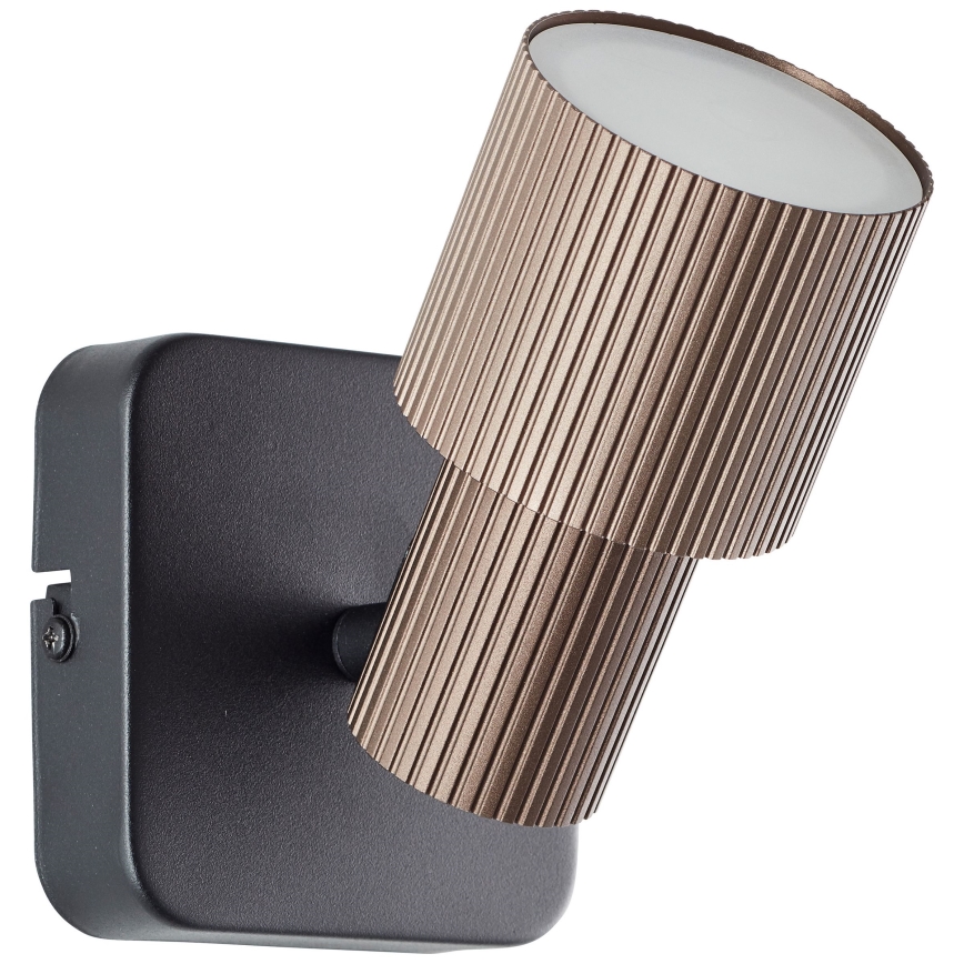 Brilliant - Foco LED de pared CADIZ 1xGU10/5W/230V bronce